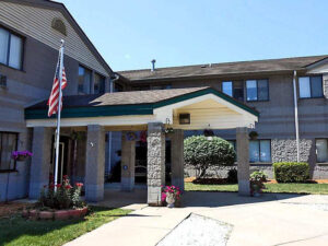 exterior of wood ridge village